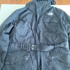 North Face Down Jacket w/ Belt